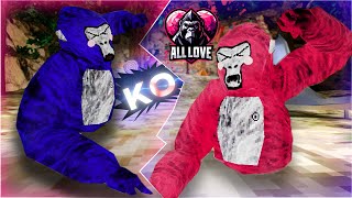 AL vs KO  AL Gets The Knockout Gorilla Tag Scrim [upl. by Rutherford]