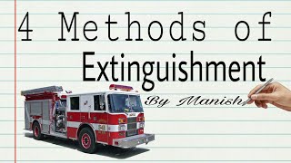 Method of Extinguishment  methods of fire fighting in hindi  safety MGMT study [upl. by Einama]