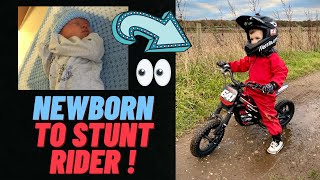 3 year old motorbike STUNT RIDER glow up🤯 [upl. by Derfliw862]