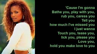 Would You Mind by Janet Jackson Lyric Video [upl. by Aihsema]