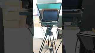 News Teleprompter Reading camera [upl. by Enymsaj]