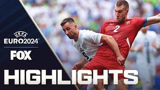 Slovenia vs Serbia Highlights  UEFA Euro 2024 [upl. by Bunnie662]