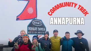 ANNAPURNA COMMUNITY HOMESTAY TREK  NEPAL [upl. by Egiap]