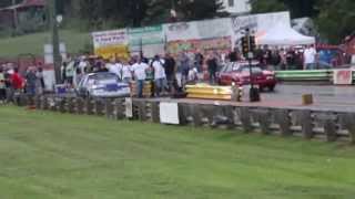 Henry Blufords Ford Mustang vs 86 Ford Mustang Nitrous X Race in Mooresville NC [upl. by Htenay991]