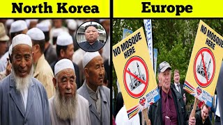 Countries With No Muslims  Islam In North Korea amp Europe [upl. by Ariahaj441]