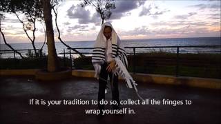 How to wear a Tallit [upl. by Georgeta]