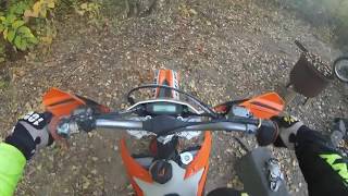 Test  KTM 200 EXC 2013 [upl. by Atik]