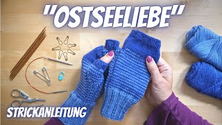 Strickanleitung Schritt für Schritt  Handstulpen quotOstseeliebequot [upl. by Sigismondo]