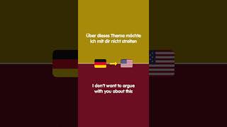 Versuchen Sie zu übersetzen quotI dont want to argue with you about thisquot [upl. by Emse]