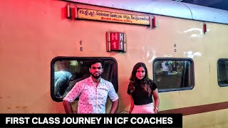 NILGIRI EXPRESS FIRST CLASS AC Coupe Train Journey in ICF Coaches [upl. by Allerym81]