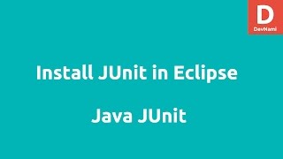 JUnit Installation and Eclipse Environment Setup [upl. by Ambie]