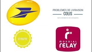 Problèmes de livraisons La Poste amp Mondial Relay HONTEUX 📬 [upl. by Selena314]