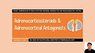 Adrenocorticosteroids [upl. by Ettelrats]