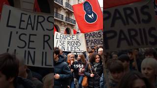 The 1968 Uprising A Catalyst for Change in France history shorts facts [upl. by Eerazed]