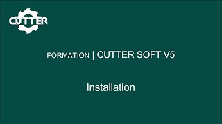 Installation de Logiciel CUTTER SOFT V5 [upl. by Llenol]