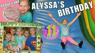 Alyssas Amazing 11th Family Birthday Party [upl. by Ennaoj132]