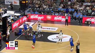 Mathias Lessort  Scoring Highlights  France vs Germany  7624 [upl. by Hervey]