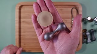 Aroundsquare  OG Slim Knucklebone Titanium and Glow Deadeye POM Unboxing [upl. by Ilocin860]