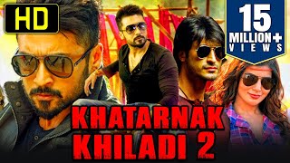 Khatarnak Khiladi 2 Anjaan  Suriyas Action Hindi Dubbed HD Movie  Samantha Vidyut Jammwal [upl. by Nanfa]