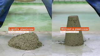 Sustainable LigniOx plasticizers for concrete  see how they work [upl. by Anyela843]