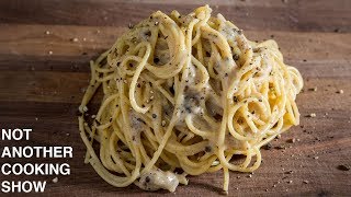 how to make REAL CACIO E PEPE like they do in ROME [upl. by Harwin319]