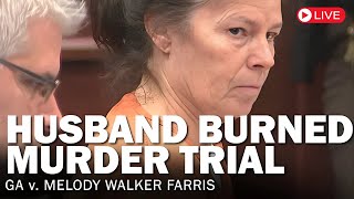 LIVE Verdict Watch  Husband BURNED Murder Trial  Day 19  Melody Walker Farris Case [upl. by Wunder]