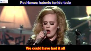 Rolling In The Deep  Adele SUBTITULADO EN INGLES ESPAÑOL LYRICS SUB HD [upl. by Maice]