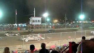 2016 Schaghticoke Fair Demolition Derby  Heat 2 6 Cylinders HARD HITS [upl. by Lovett332]