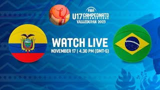 Ecuador v Brazil  Full Basketball Game  FIBA South American U17 Championship 2023 [upl. by Annel]