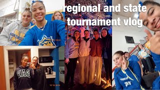 regional and state tournament vlog highschool volleyball [upl. by Sewole]