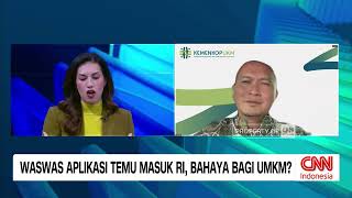 Waswas Aplikasi temu Masuk RI Bahaya Bagi UMKM [upl. by Adlesirk]