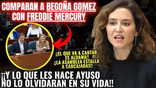 AYUSO SUELTA LO QUE NADIE ESPERABA DE ALDAMA😂POR COMPARAR LOBATO A BEGOÑA GÓMEZ CON FREDDIE MERCURY😂 [upl. by Rovit]