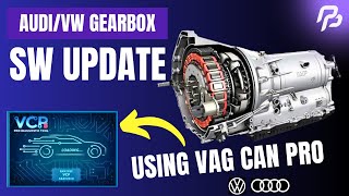 AUDIVW DIY GEARBOX SOFTWARE UPDATE USING VCP VAG CAN PRO [upl. by Yeslrahc302]