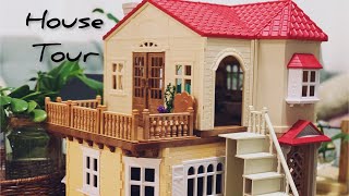 Sylvanian Families Red Roof Country Home Unboxing Assembly And House Tour [upl. by Robenia]