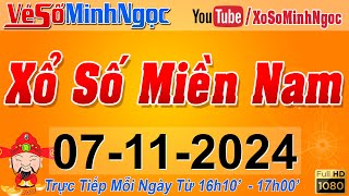 XSMN Minh Ngọc  Trực tiếp Xổ Số Miền Nam  KQXS Miền Nam ngày 07112024 KQXS Hôm Nay XSTT XSKT [upl. by Nylatsyrk204]