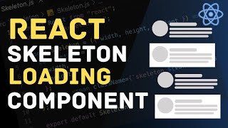 How to Build a Generic React Skeleton Loading Component with CSS Animation [upl. by Enilecram221]