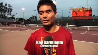 USC Mens Tennis Ray Sarmiento [upl. by Yasmine732]