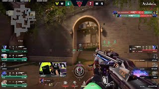 FUT qRaxs Crazy 1v4 Clutch vs Team Vitality  VCT EMEA 2024 [upl. by Ytrebil]