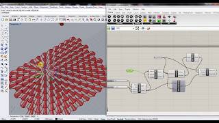 Rhino 3D CAD Grasshopper  Orient objects to a Point [upl. by Lear]