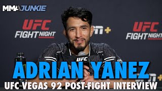 Adrian Yanez Upon Seeing Result of Devastating TKO I Thought I Killed a Guy  UFC Vegas 92 [upl. by Anne]