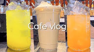 Sub 🛫마지막 그리고 새로운 시작🛫  cafe vlog  ASMR  카페 브이로그  커피에반하다  음료제조 [upl. by Kokoruda]