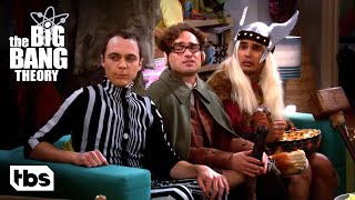 Socializing is Hard at Penny’s Halloween Party Clip  The Big Bang Theory  TBS [upl. by Constantia394]