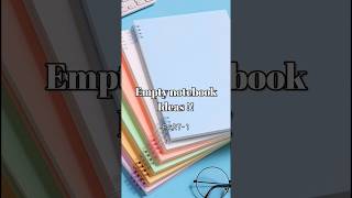 Empty notebook ideas 💗pt1 trending aesthetic notebook [upl. by Rozina]