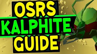 Ultimate Kalphite Slayer Guide Old School Runescape [upl. by Henarat311]