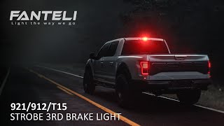 FANTELI 912 921 LED Bulb Strobe Flashing Center High Mount Brake Lights [upl. by Jewel]