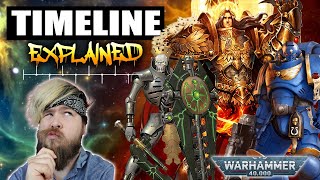 40K Timeline EXPLAINED Everything You NEED to Know  Warhammer Lore [upl. by Derwin]