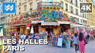 4K Châtelet Les Halles Shopping District in Paris France 🇫🇷 Walking Tour amp Vacation Travel Guide [upl. by Onidranreb]