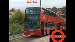 FULL JOURNEY ON THE LONDON ROUTE BUS 263 FROM BARNET HOSPITAL TO HIGHBURY BARN 192022 [upl. by Eisned]