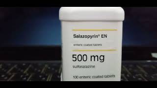 salazopyrine sulfasalazine 500 colon ulcer سلازوبيرين سلفاسالازين٠٠علاج التهابات و تقرحات القولون [upl. by Kincaid]