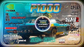 🟢NVIDIA P1000 in 30 Games  in 2024 [upl. by Kcirddor711]